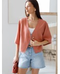 Блузка женская дымчато-коралловый
