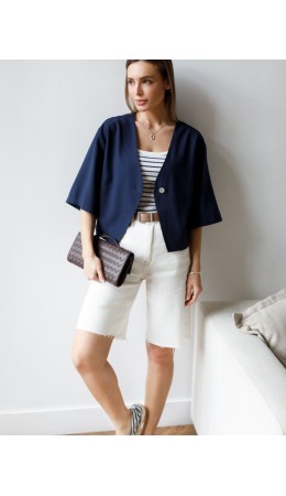 Блузка женская темно-синий