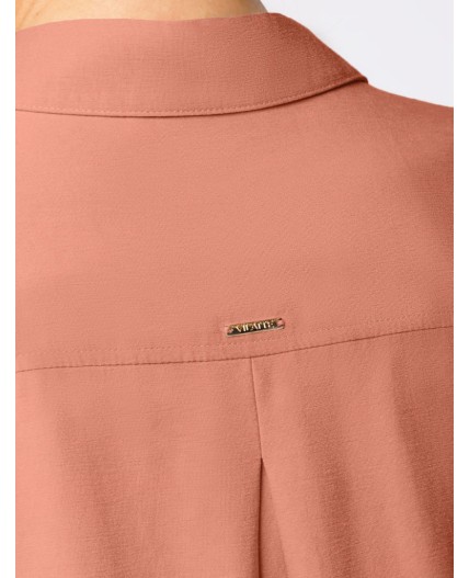 Блузка женская дымчато-коралловый