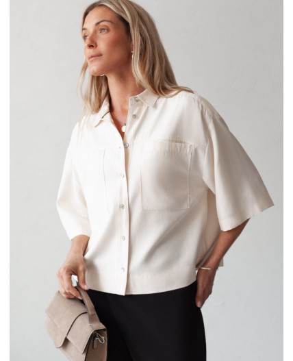 Блузка женская кокосово-молочный