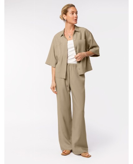 Блузка женская св.оливковый