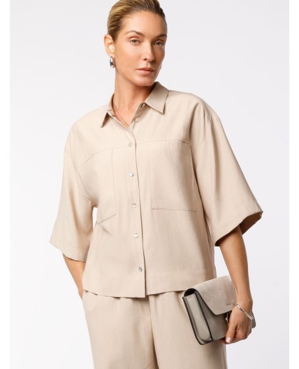 Блузка женская светло-бежевый