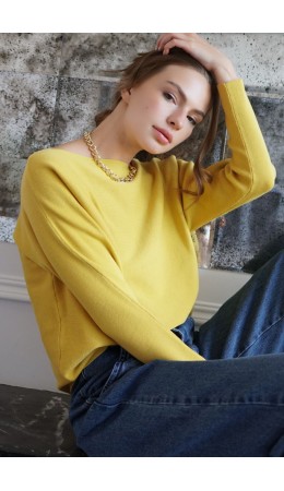 Джемпер женский желтый