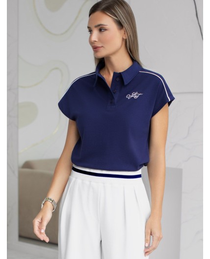 Футболка женская т.синий