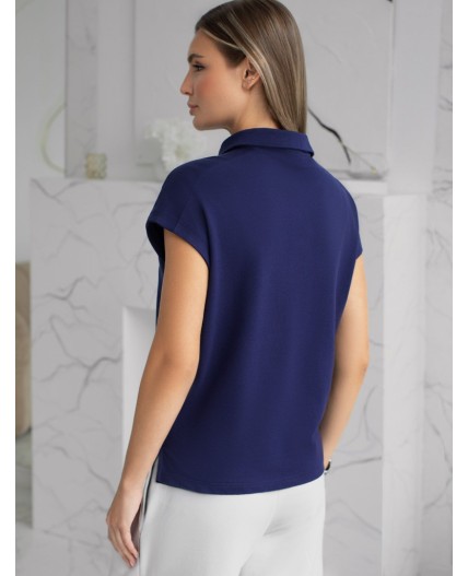 Футболка женская т.синий