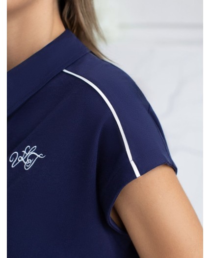 Футболка женская т.синий