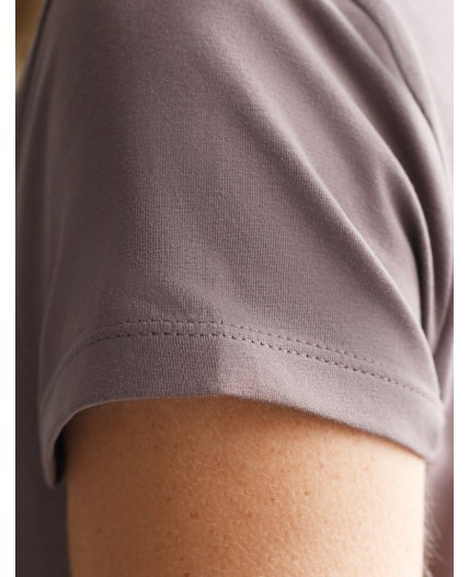 Футболка женская кофе