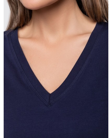 Футболка женская темно-синий