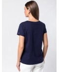 Футболка женская темно-синий