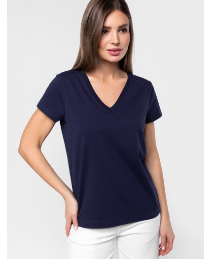 Футболка женская темно-синий