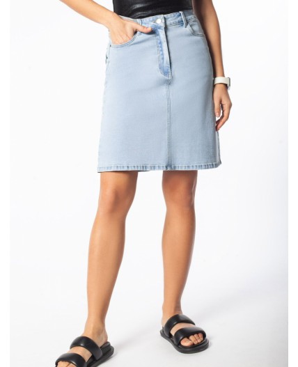 Юбка женская светло-голубой