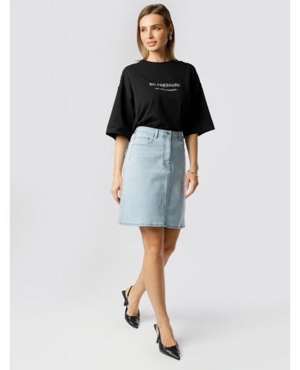 Юбка женская светло-голубой