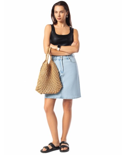 Юбка женская светло-голубой