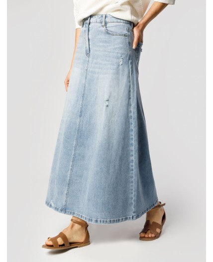 Юбка женская голубой