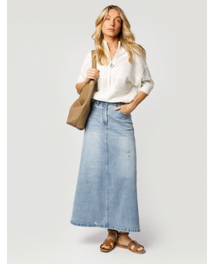 Юбка женская голубой