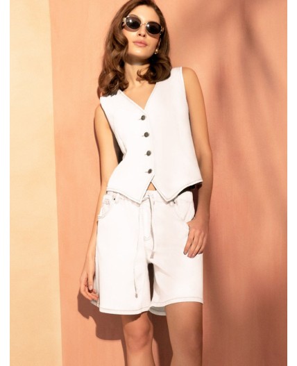 Жилет женский белый