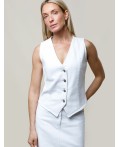 Жилет женский белый