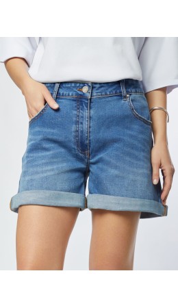 Шорты женские синий