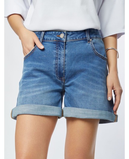 Шорты женские синий