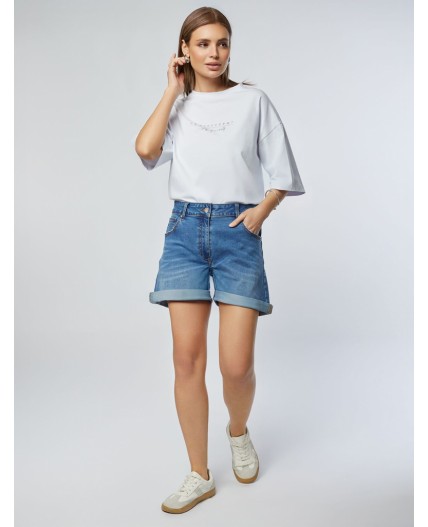 Шорты женские синий