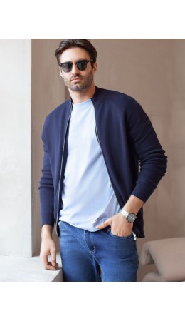 Джемпер мужской темно-синий