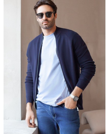 Джемпер мужской темно-синий