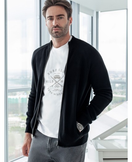 Джемпер мужской черный