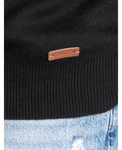 Джемпер мужской черный