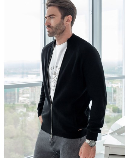 Джемпер мужской черный