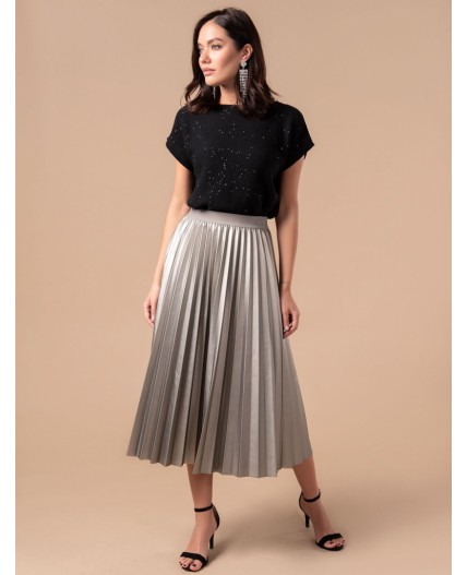 Джемпер женский черный_черный_пайетки