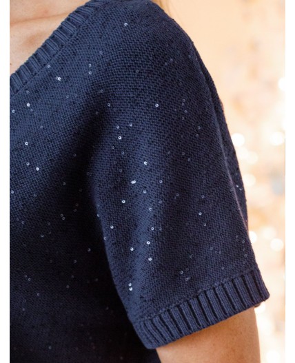 Джемпер женский темно-синий