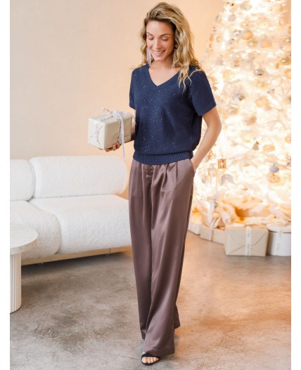 Джемпер женский темно-синий