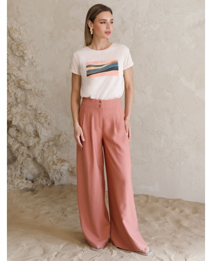 Футболка женская бежевый_soft touch