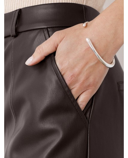 Брюки женские коричневый