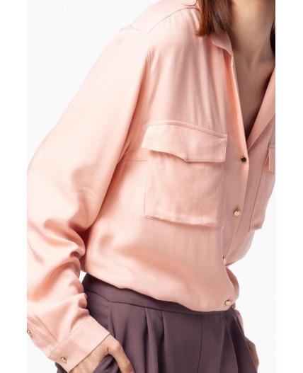 Блузка женская пудровый
