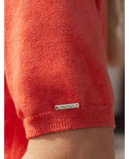 Джемпер женский терракотовый