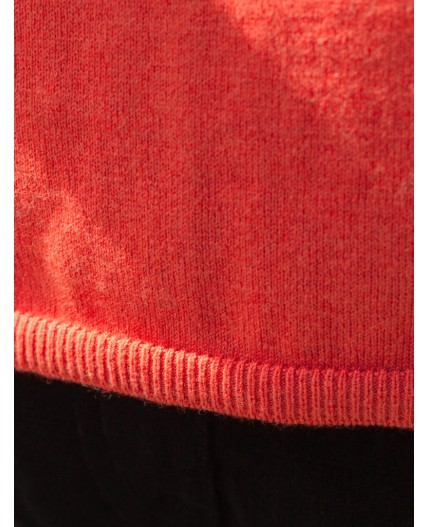 Джемпер женский терракотовый