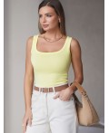 Топ женский лимонный