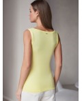 Топ женский лимонный