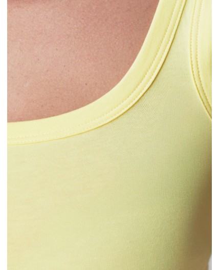 Топ женский лимонный