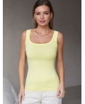 Топ женский лимонный
