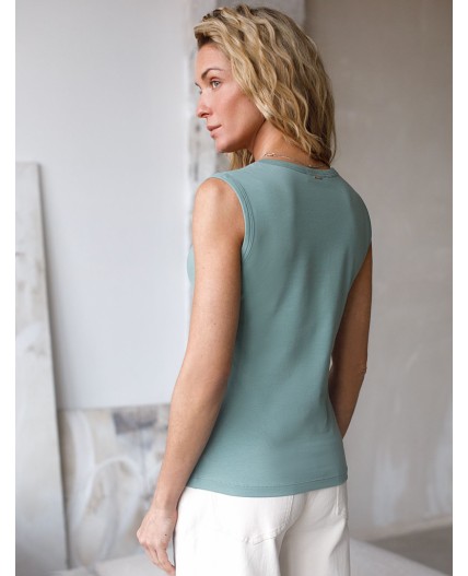 Топ женский св.оливковый