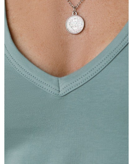 Топ женский св.оливковый