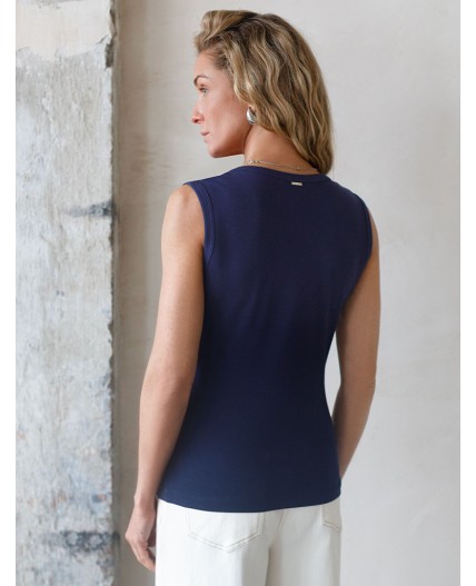 Топ женский т.синий