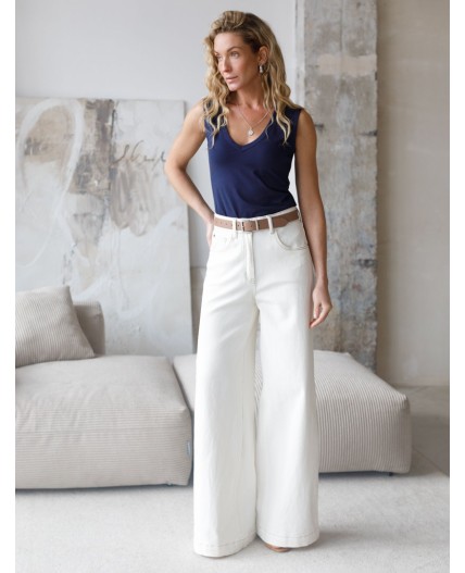 Топ женский т.синий