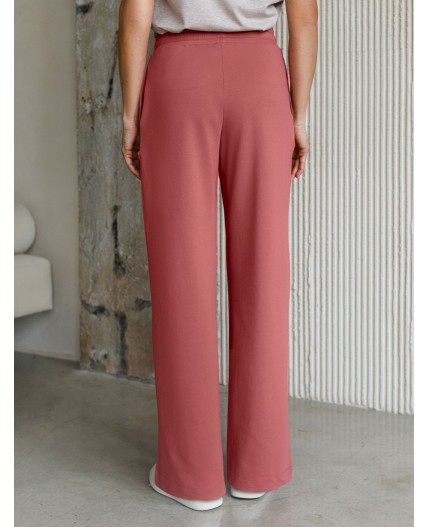Брюки женские терракотовый