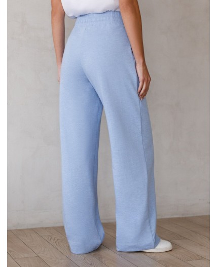 Брюки женские голубой меланж