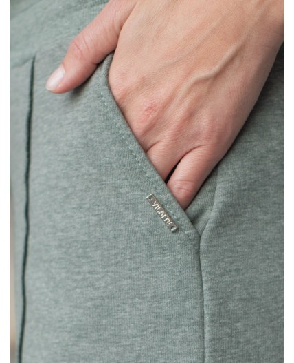 Брюки женские оливковый меланж