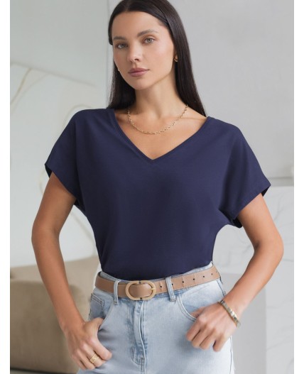 Футболка женская темно-синий