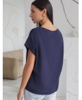 Футболка женская темно-синий